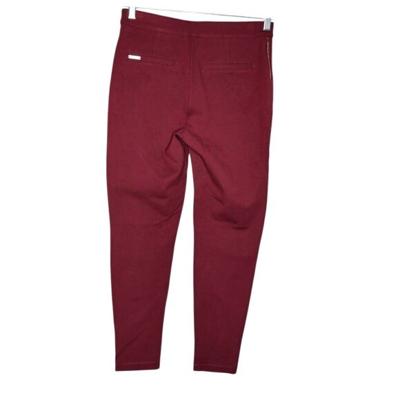 Betabrand Red Jett Faux Leather Skinny Pants Women's Medium - Picture 3 of 11